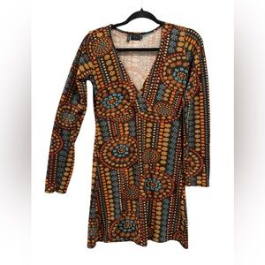 Z & L Mosaic Print Dress